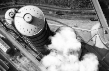 Aerial image of Ravencraig steelworks