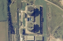 Nuclear power station aerial photography
